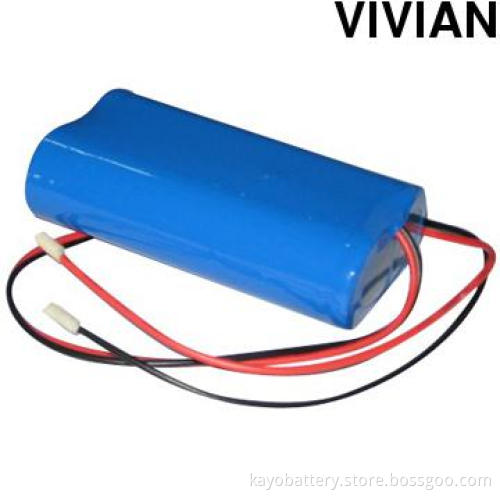 18650 Li-ion Battery Pack with 1800mAh 7.4V.